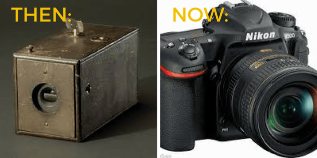 Cameras Then and Now