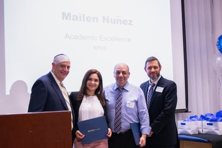 Mailen Nuñez Graduation Dinner 2018 Touro Graduate School of Technology